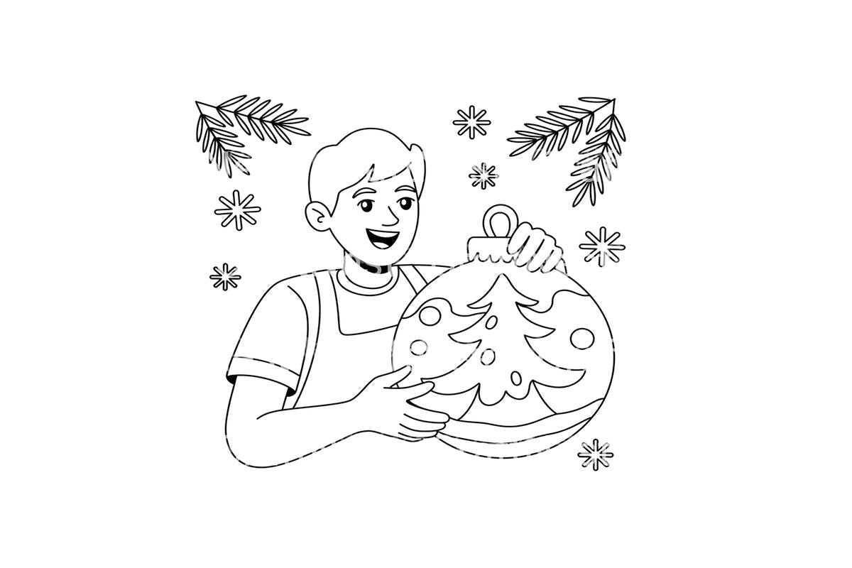 Christmas Ornament Fun Coloring Books