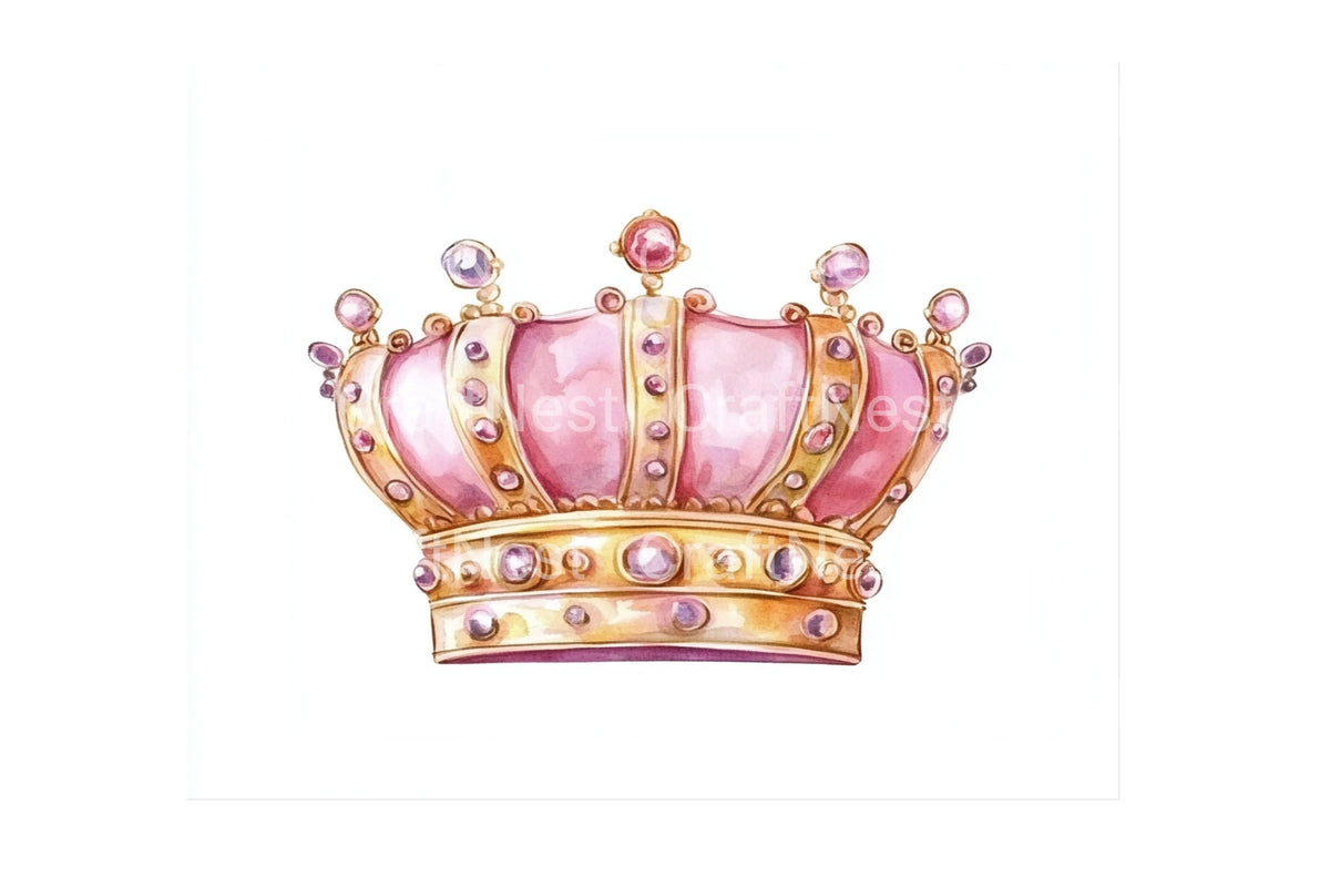 Royal Crown Artwork Clipart Bundle