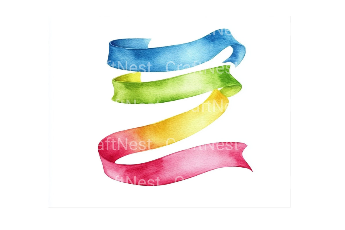 Ribbon Bows Clipart Bundle