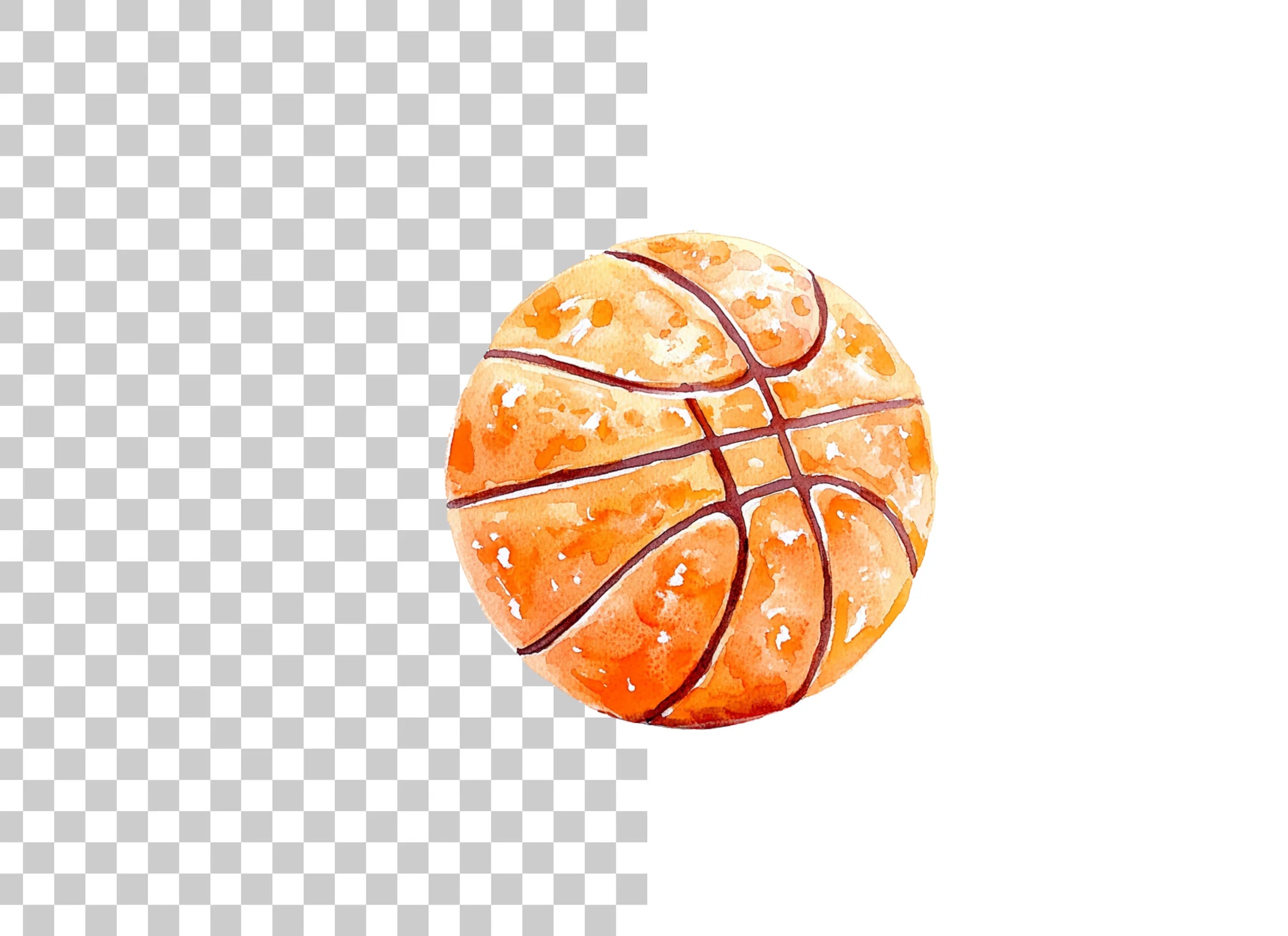 Dynamic Basketballs Clipart Bundle