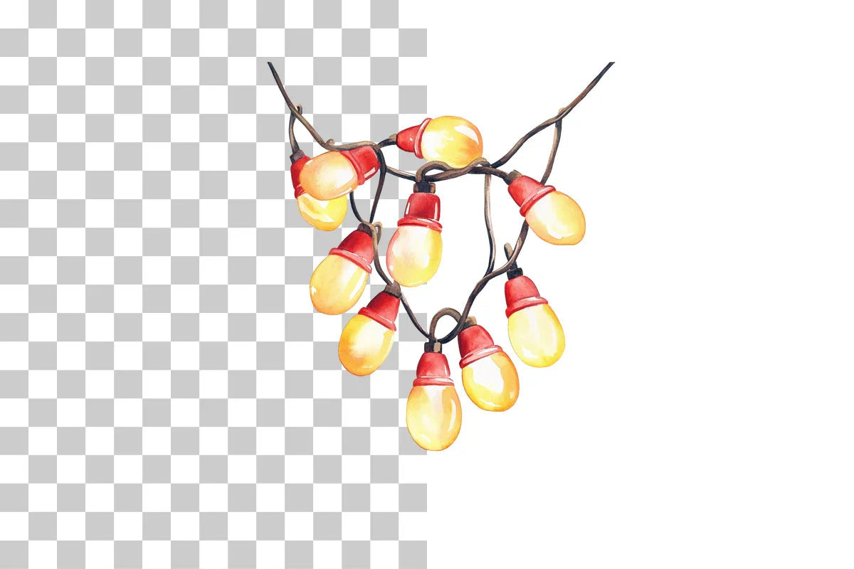 Christmas Holiday Lights Clipart Bundle - CraftNest - Digital Crafting and Art