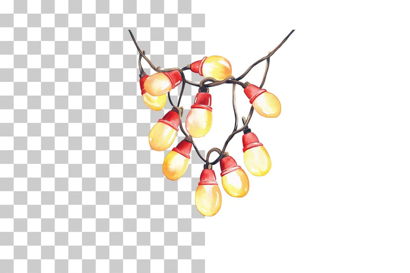 Christmas Holiday Lights Clipart Bundle - CraftNest - Digital Crafting and Art