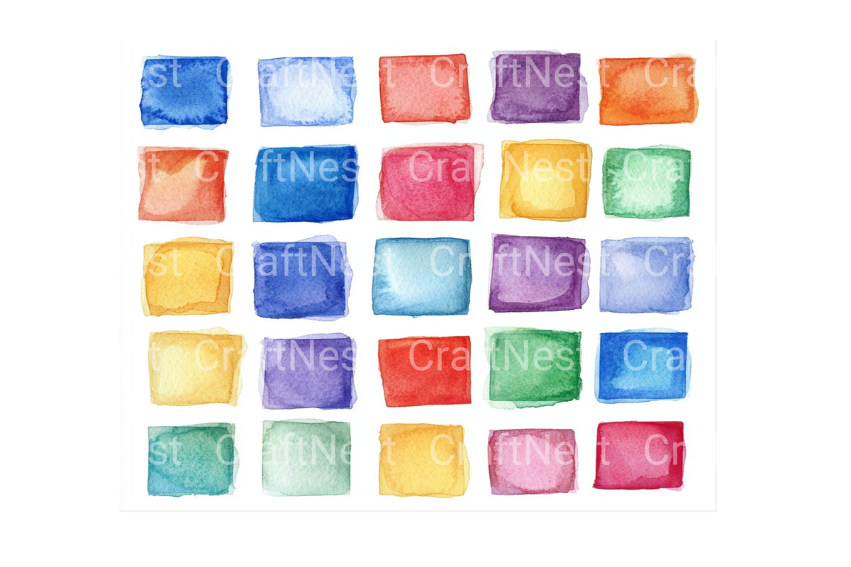 Color Swatches Essentials Clipart Bundle