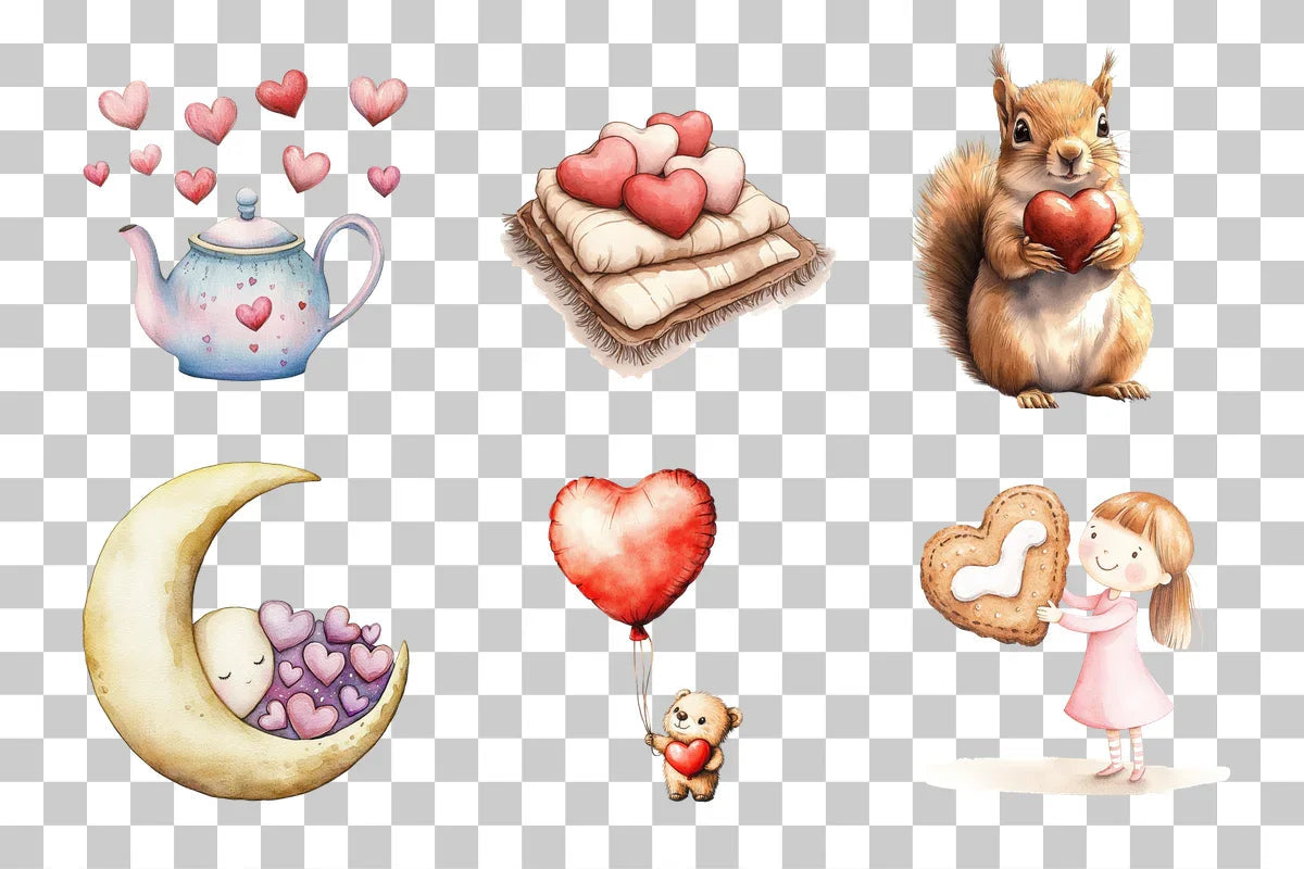 Valentine's Day Clipart Bundle - CraftNest - Digital Crafting and Art