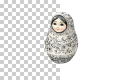 Black and White Matryoshka Doll Clipart Bundle - CraftNest - Digital Crafting and Art