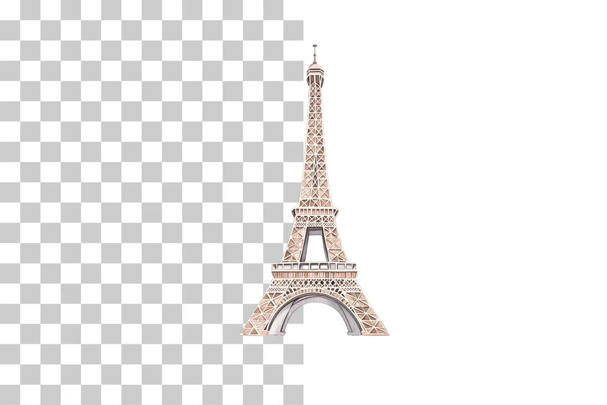 Eiffel Tower Pink Sky Clipart Bundle - CraftNest - Digital Crafting and Art