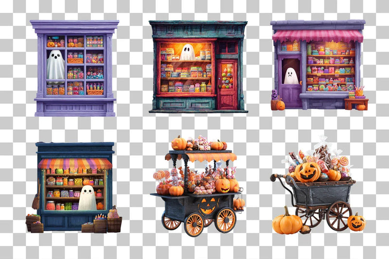 Halloween Candy Store Clipart Bundle - CraftNest - Digital Crafting and Art