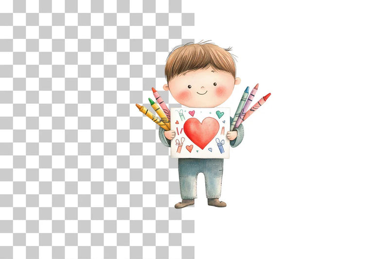 Cute Love & Animal Clipart Bundle - CraftNest - Digital Crafting and Art