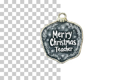 Merry Christmas Teacher Clipart Bundle - CraftNest - Digital Crafting and Art