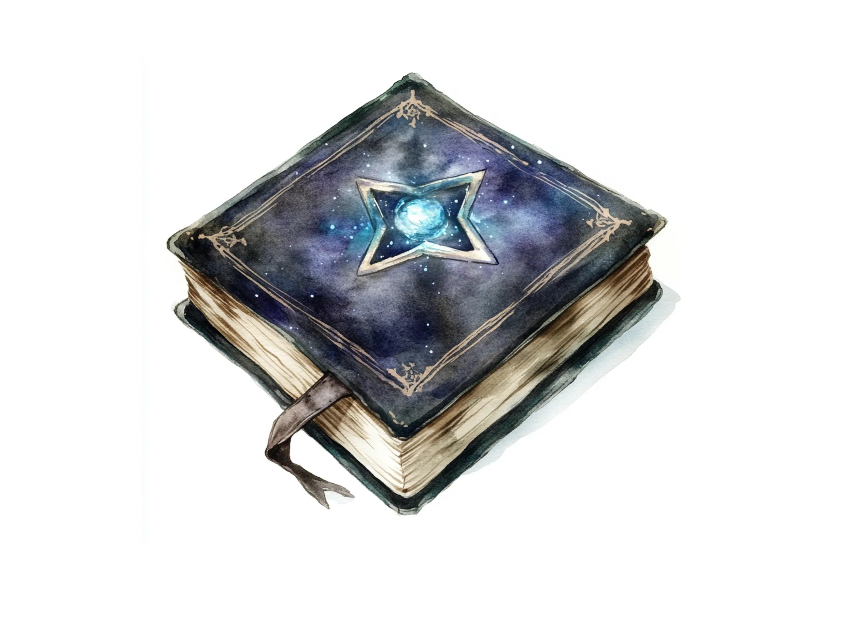 Ancient Magic Book Clipart Bundle