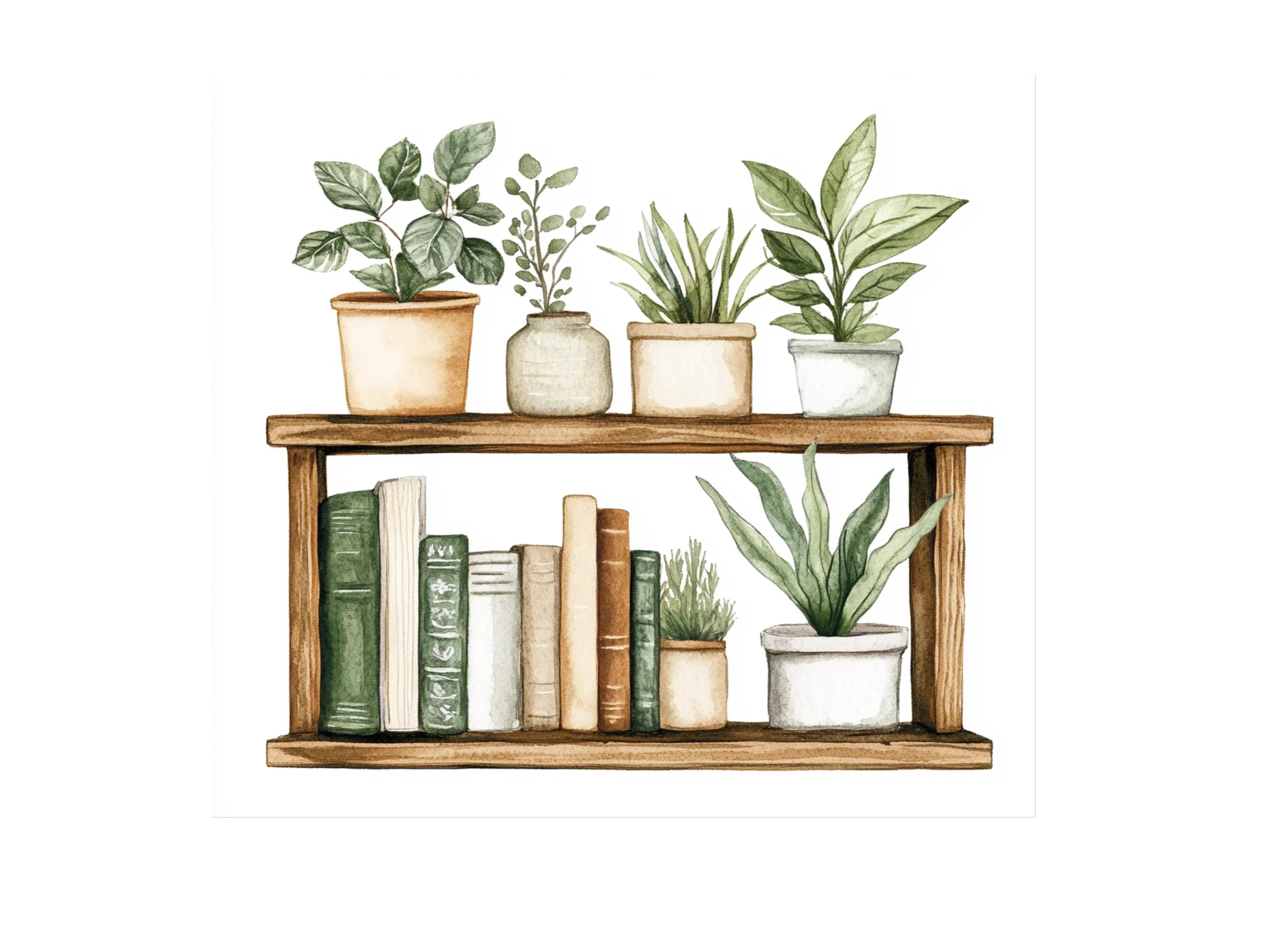 Bookshelf Clipart Bundle