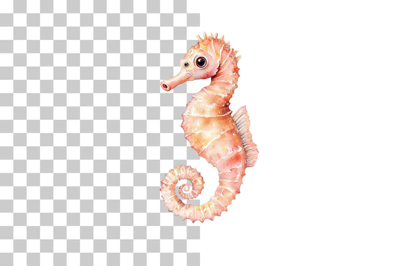 Nursery Seahorse Clipart Bundle - CraftNest - Digital Crafting and Art