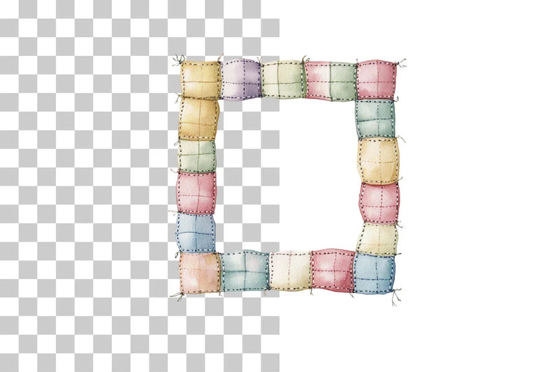 Patchwork Fabric Border Frame Clipart Bundle - CraftNest - Digital Crafting and Art