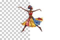 Dancing African Woman Clipart Bundle - CraftNest - Digital Crafting and Art