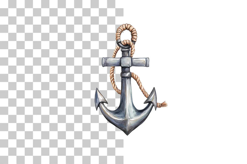 Rustic Nautical Anchor Clipart Bundle - CraftNest - Digital Crafting and Art