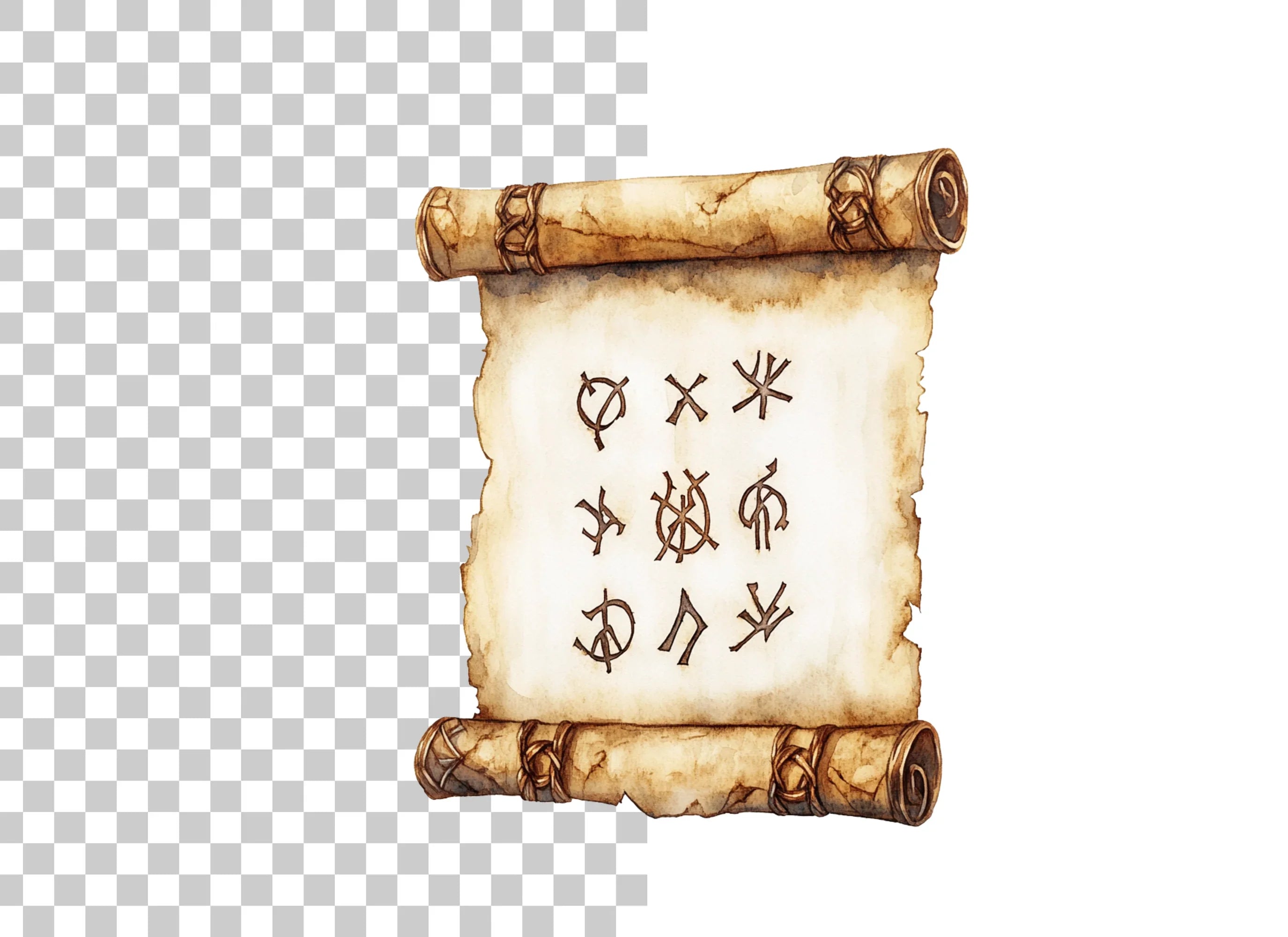 Ancient Mystical Symbols Clipart Bundle