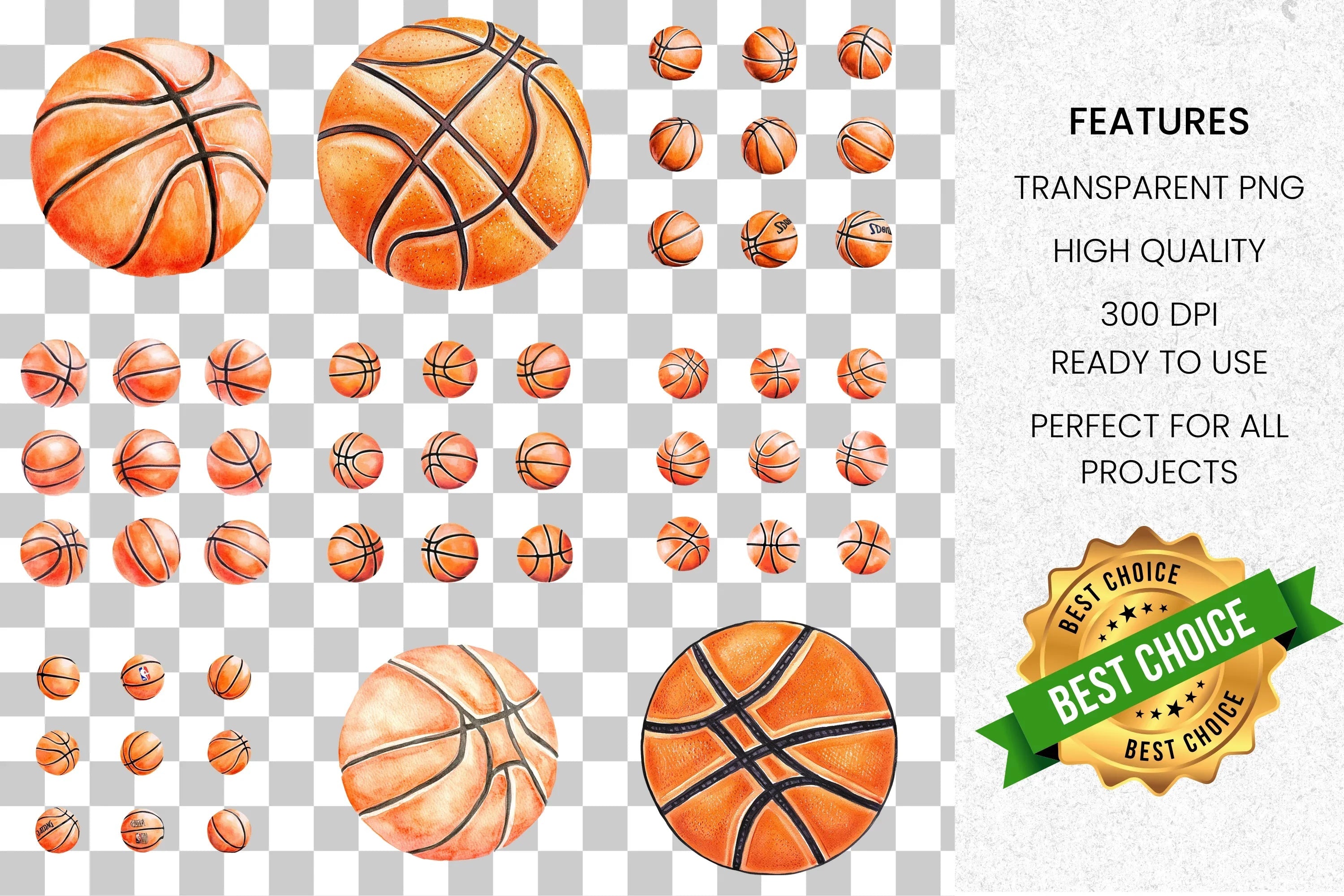 Basketball Clipart Bundle