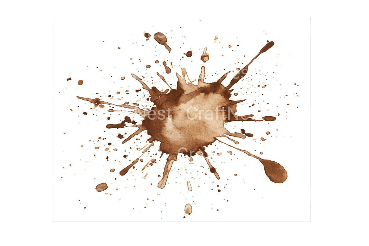 Chocolate Splash Graphics Clipart Bundle
