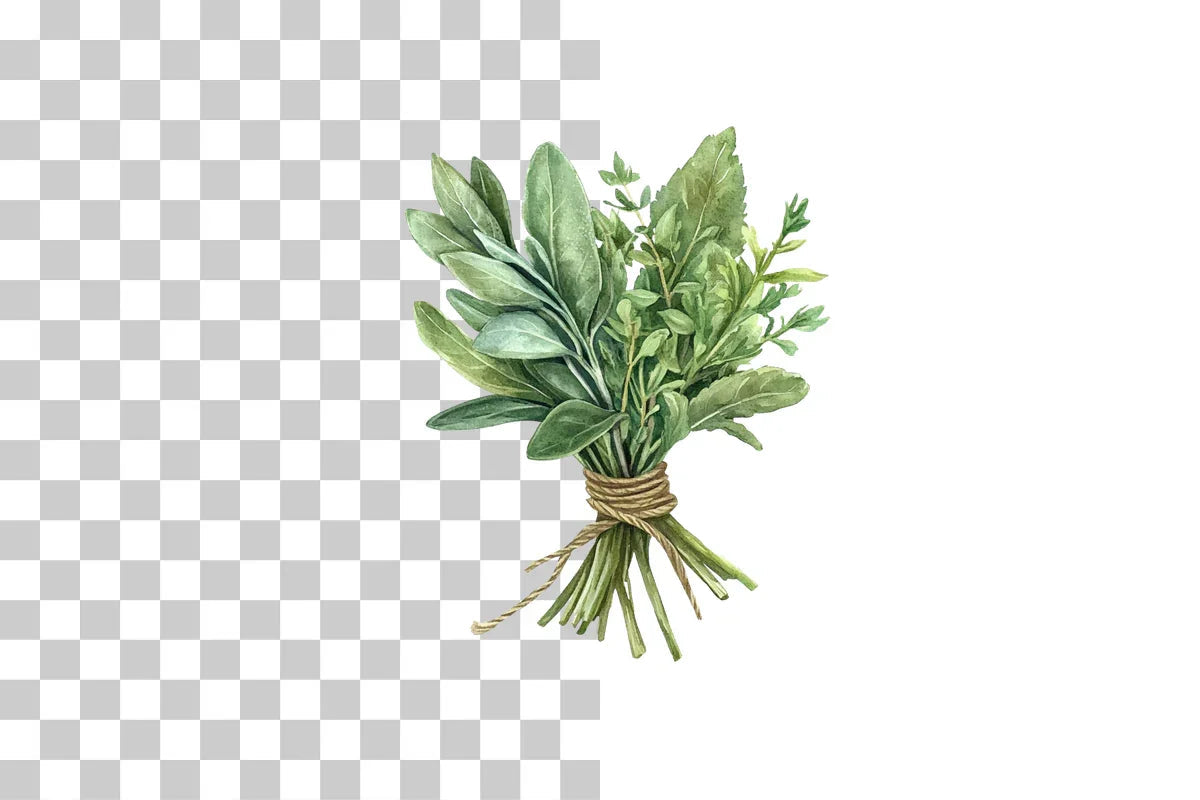 Tied Culinary Herb Clipart Bundle - CraftNest - Digital Crafting and Art