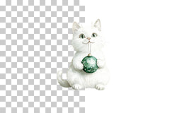 Christmas Cat with Bauble Clipart Bundle - CraftNest - Digital Crafting and Art
