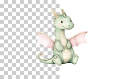 Adorable Fantasy Dragon Clipart Bundle - CraftNest - Digital Crafting and Art