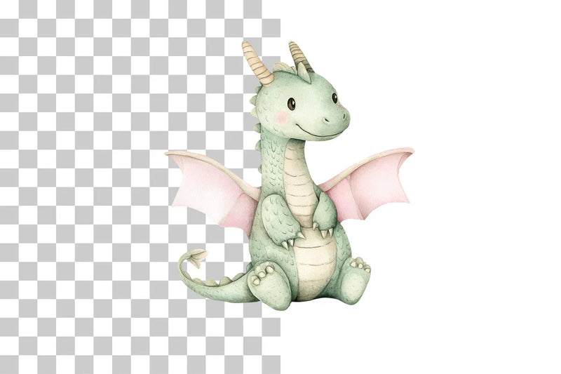 Adorable Fantasy Dragon Clipart Bundle - CraftNest - Digital Crafting and Art