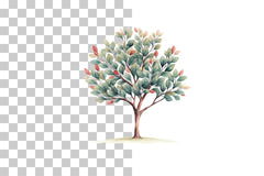 Folk Art Decorative Tree Clipart Bundle - CraftNest - Digital Crafting and Art