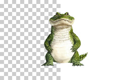 Alligator Wildlife Illustration Clipart Bundle - CraftNest - Digital Crafting and Art