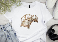 Forest Wooden Bridge Clipart Bundle - CraftNest - Digital Crafting and Art