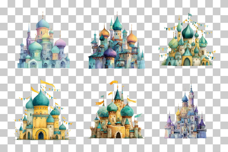 Castle Clipart Bundle: 384 Magical Designs - CraftNest - Digital Crafting and Art