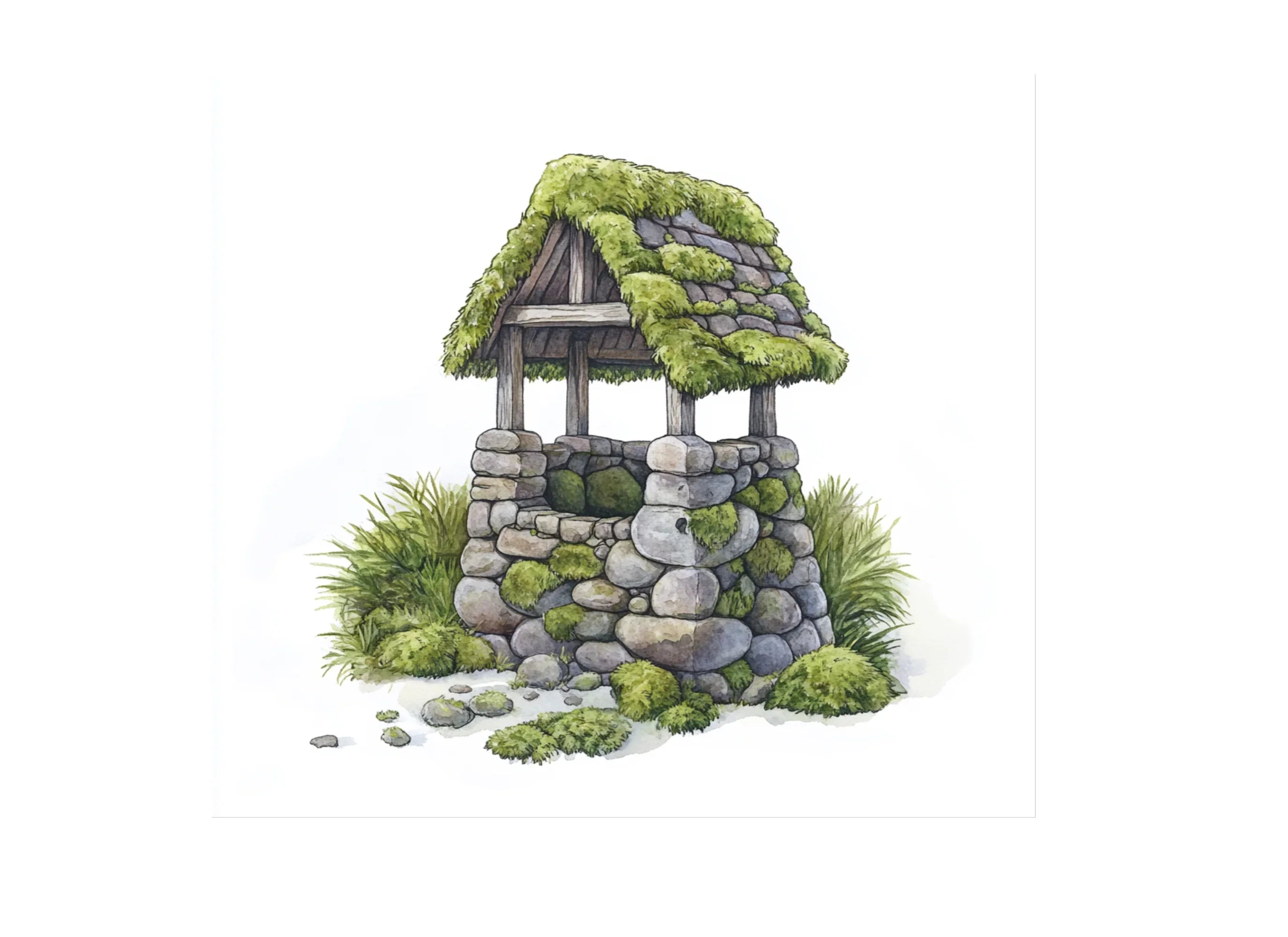 Wishing Wells Clipart Bundle