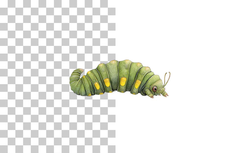 Cute Caterpillar Insect Clipart Bundle - CraftNest - Digital Crafting and Art