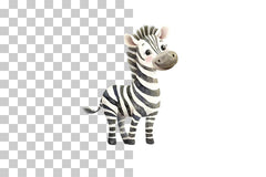 Silly Cartoon Zebra Clipart Bundle - CraftNest - Digital Crafting and Art