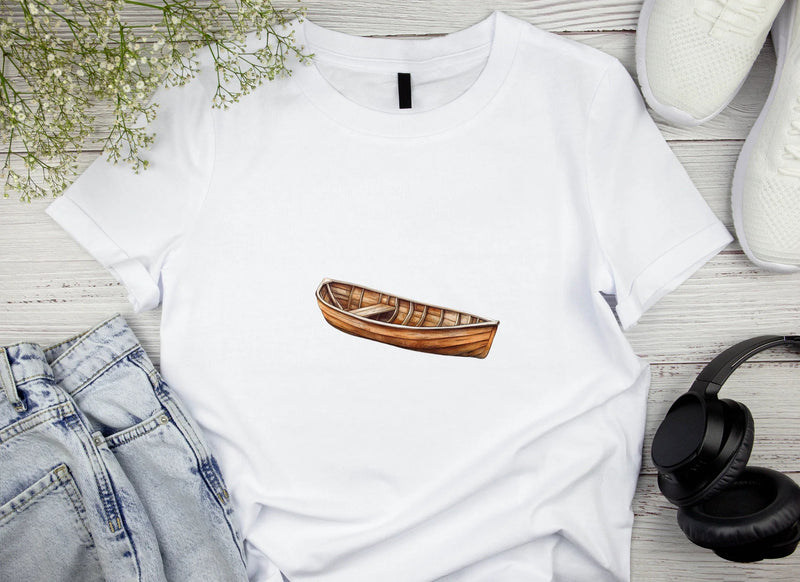 Fishing Boat Clipart Bundle for Lake Scenes - CraftNest - Digital Crafting and Art