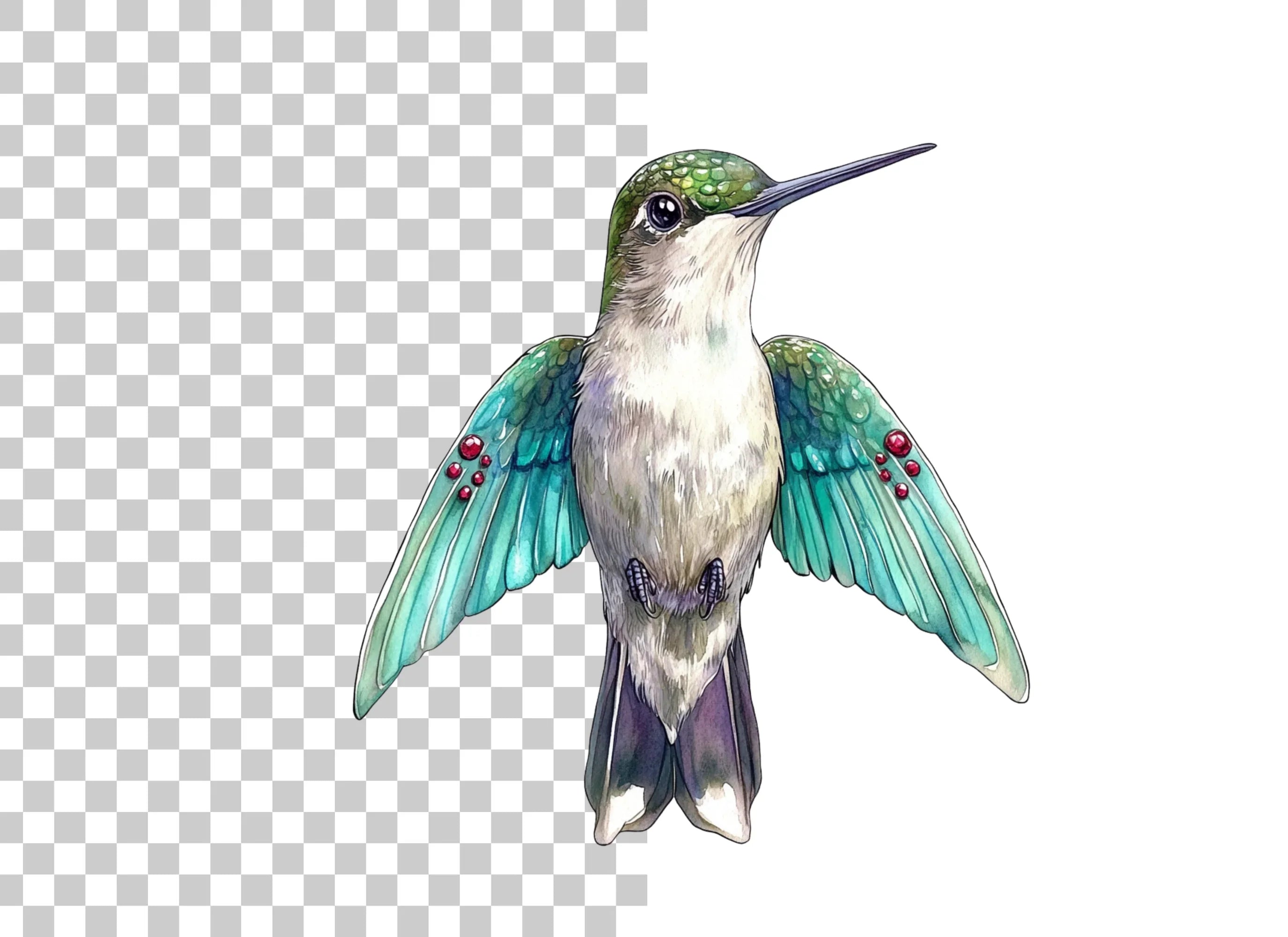 Hummingbird Clipart Bundle