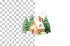 Christmas Countryside Clipart Bundle - CraftNest - Digital Crafting and Art