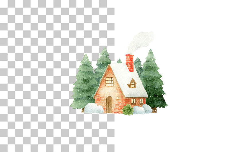 Christmas Countryside Clipart Bundle - CraftNest - Digital Crafting and Art