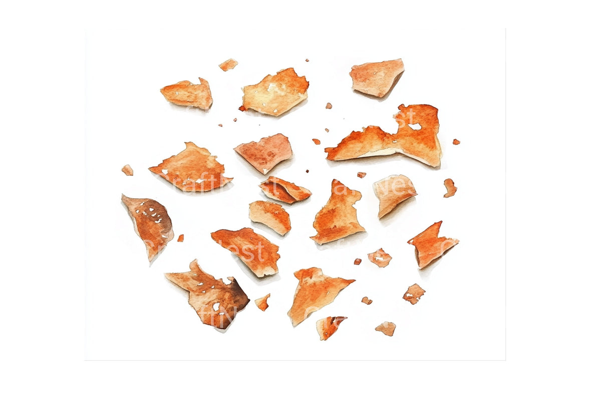 Rusty Metal Flakes Texture Creations Clipart Bundle