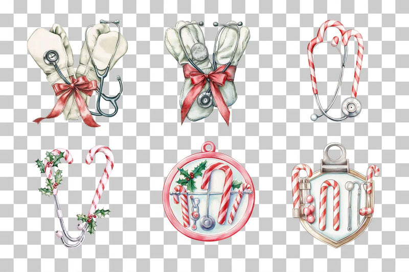 Nurse Elements Clipart Bundle - CraftNest - Digital Crafting and Art
