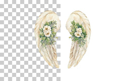 Floral Angel Wings Clipart Bundle - CraftNest - Digital Crafting and Art
