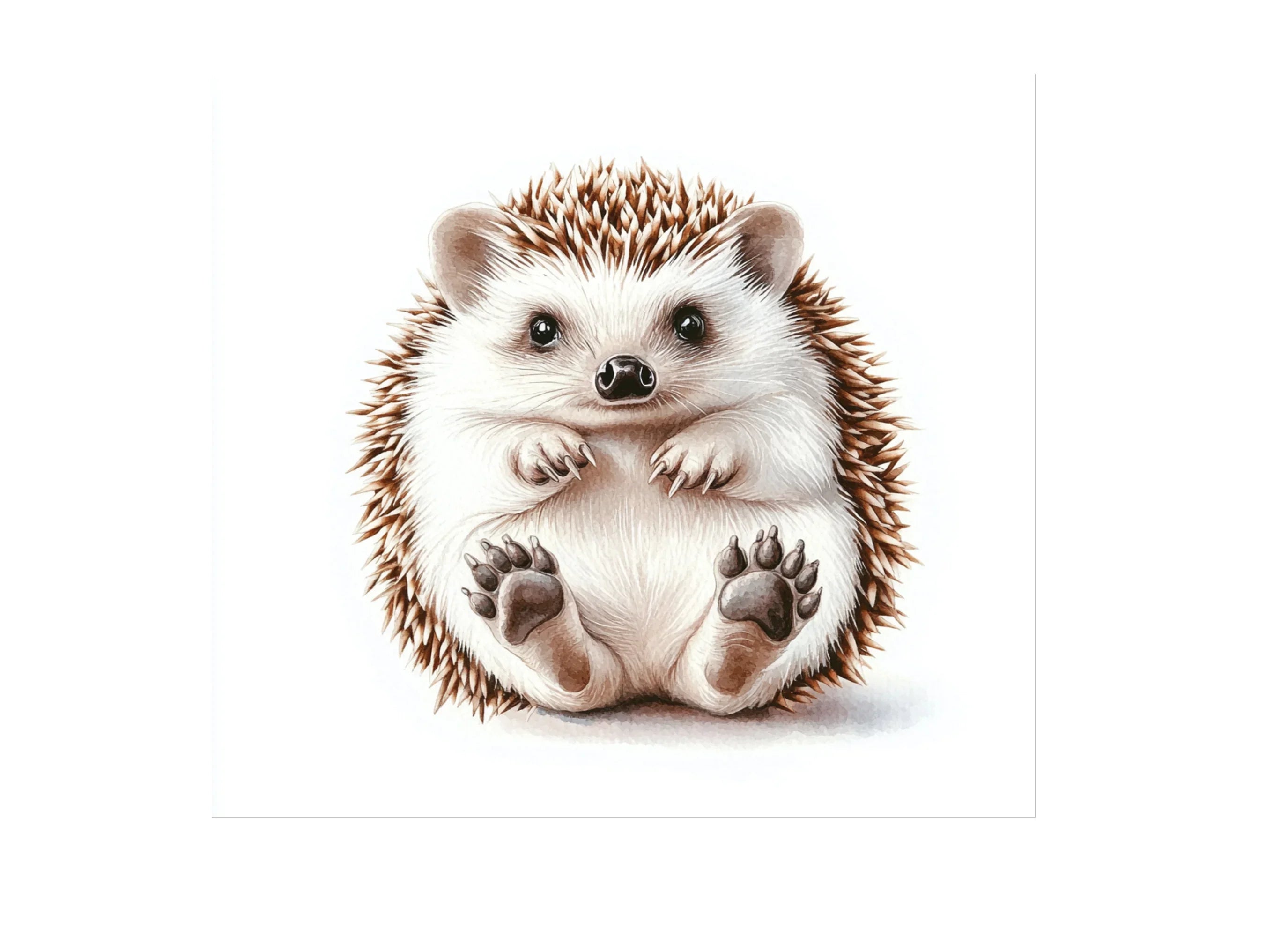 Adorable Hedgehog Clipart Bundle