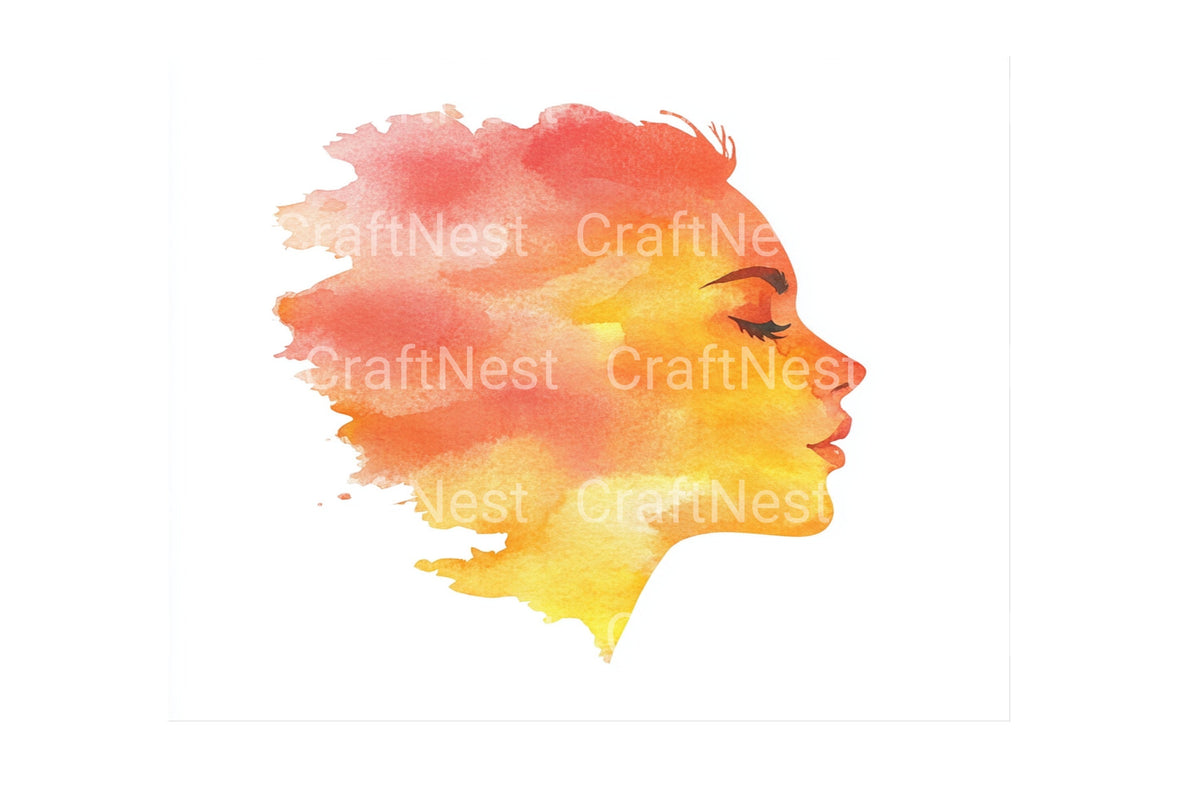 Woman Silhouette Clipart Bundle
