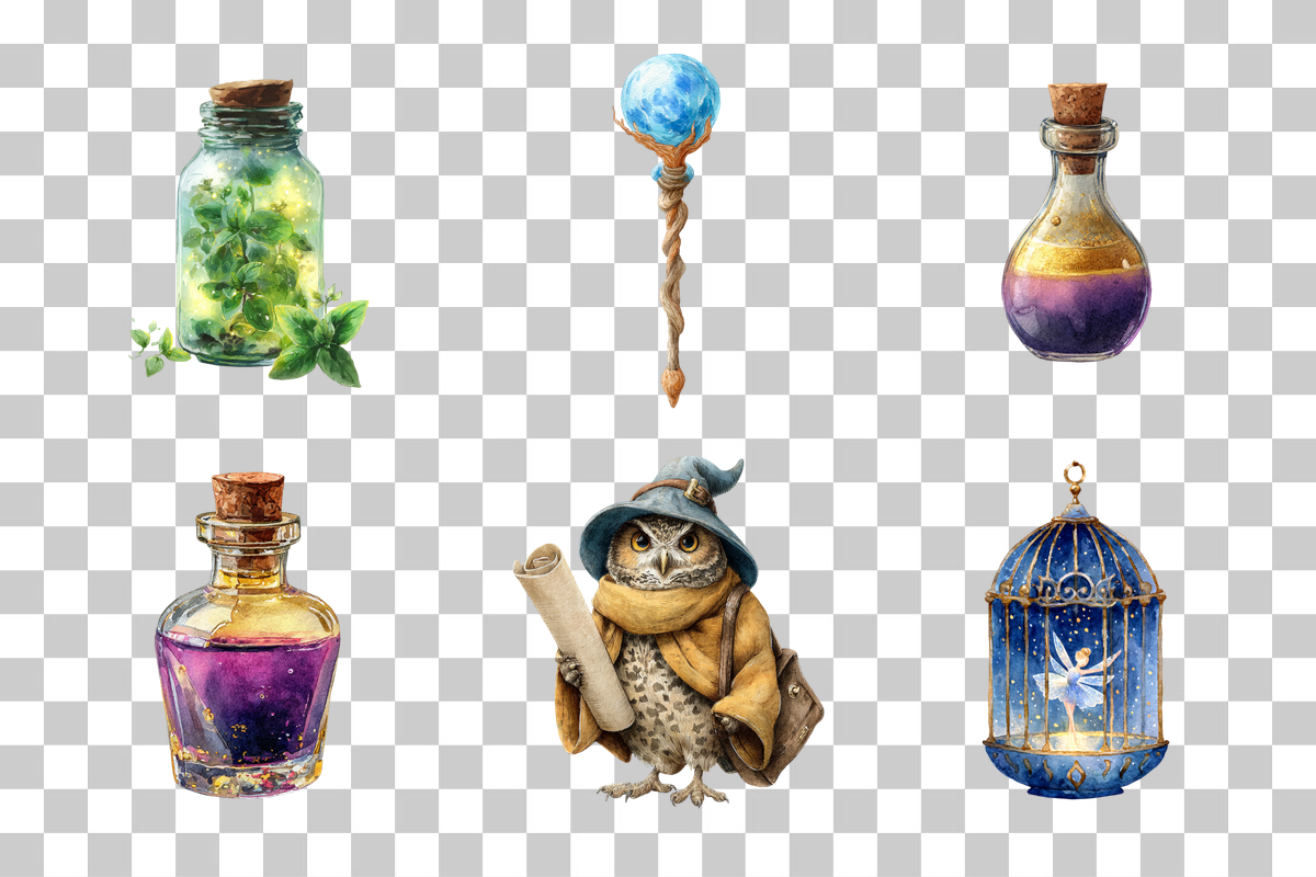 Wizard School Clipart Bundle