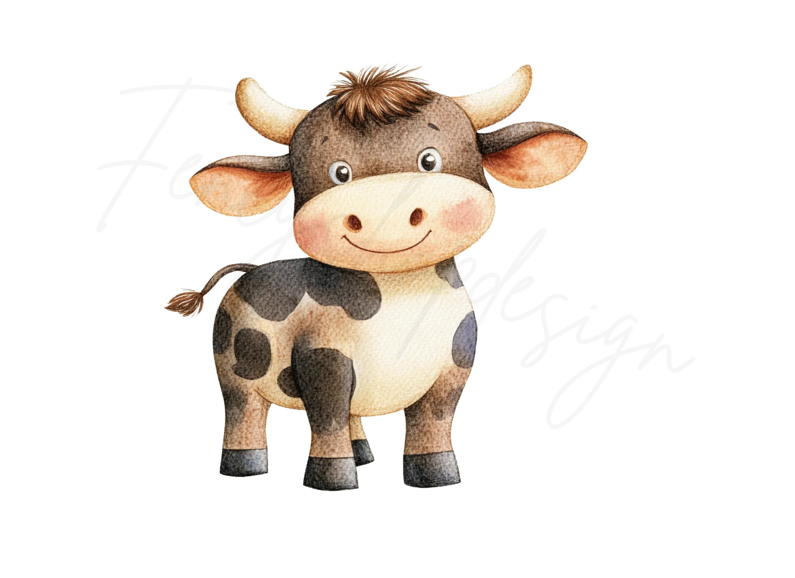 Adorable Cow Clipart Bundle