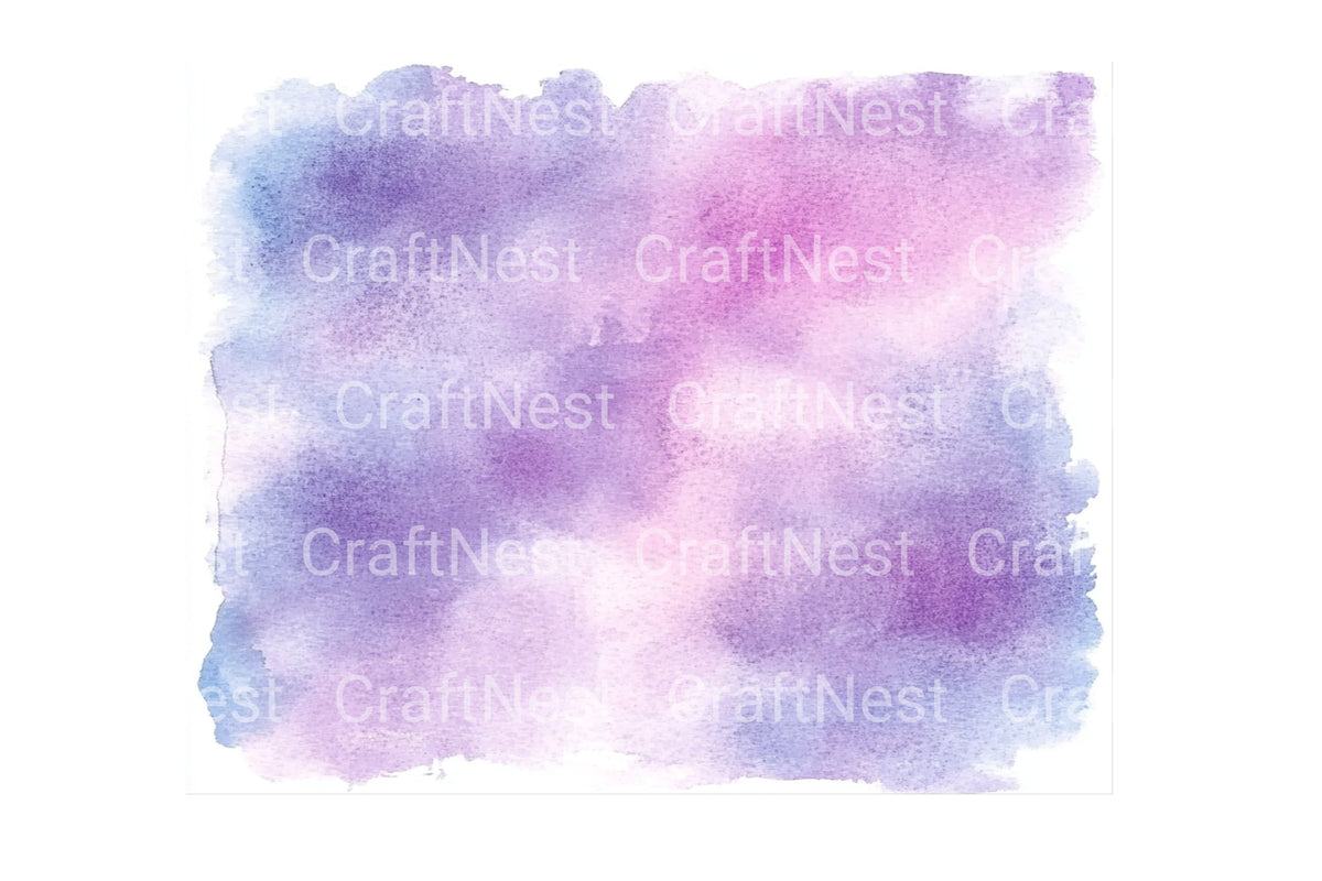 Purple Washes Selection Clipart Bundle