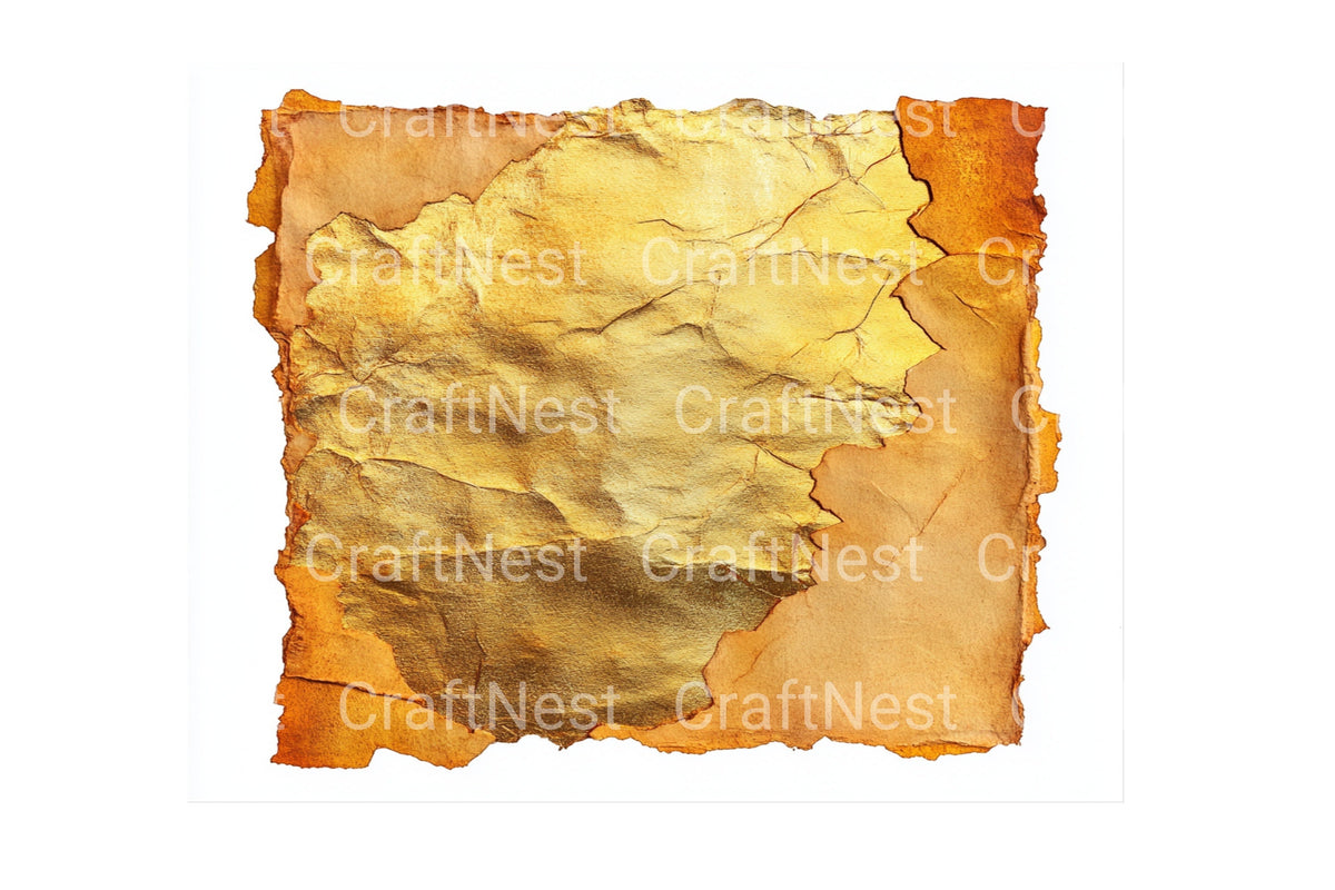Vintage Crumpled Textures Clipart Bundle