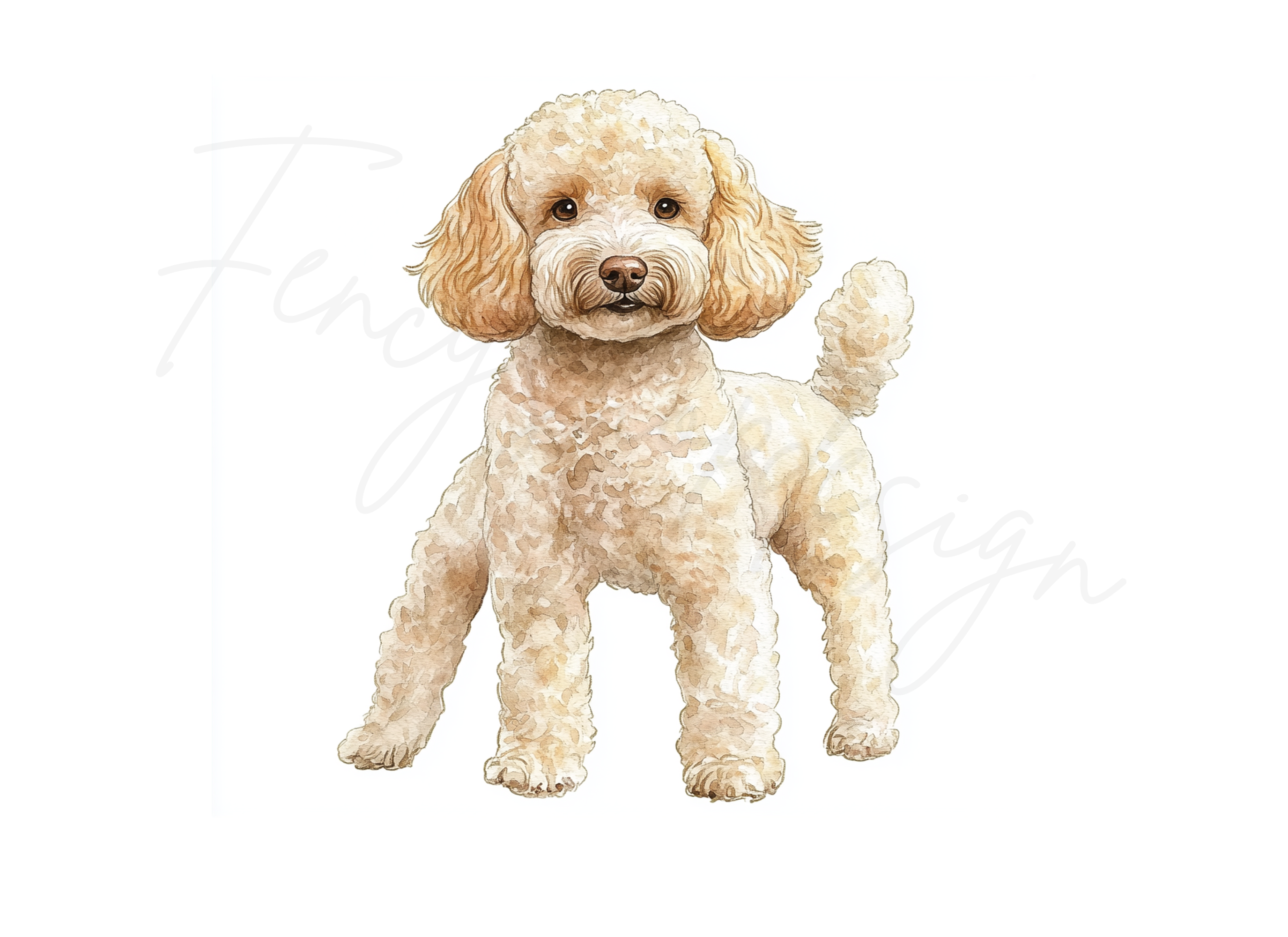 Adorable Poodle Dog Clipart Bundle