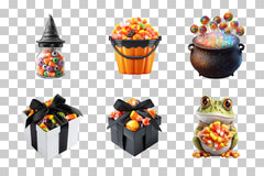 Halloween Candy Clipart Bundle - CraftNest - Digital Crafting and Art