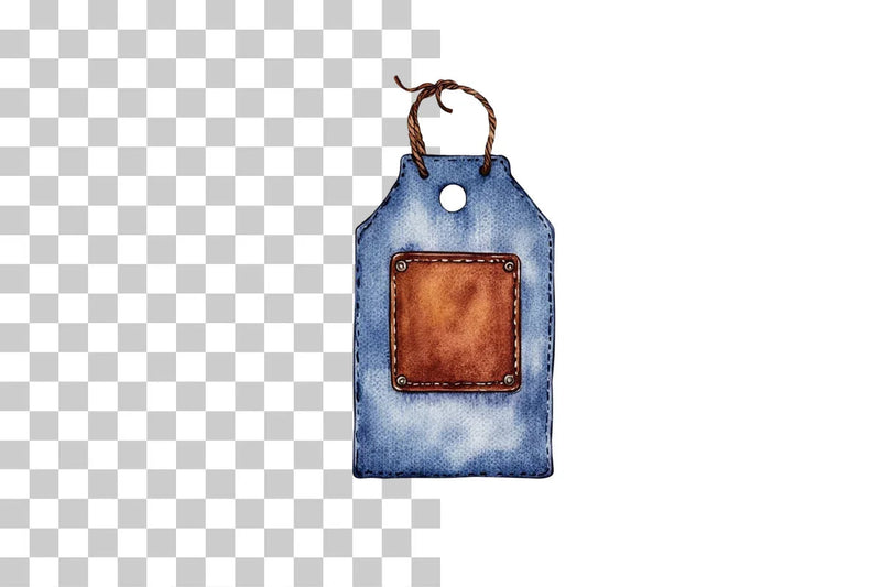 Vintage Denim Tag Clipart Bundle - CraftNest - Digital Crafting and Art