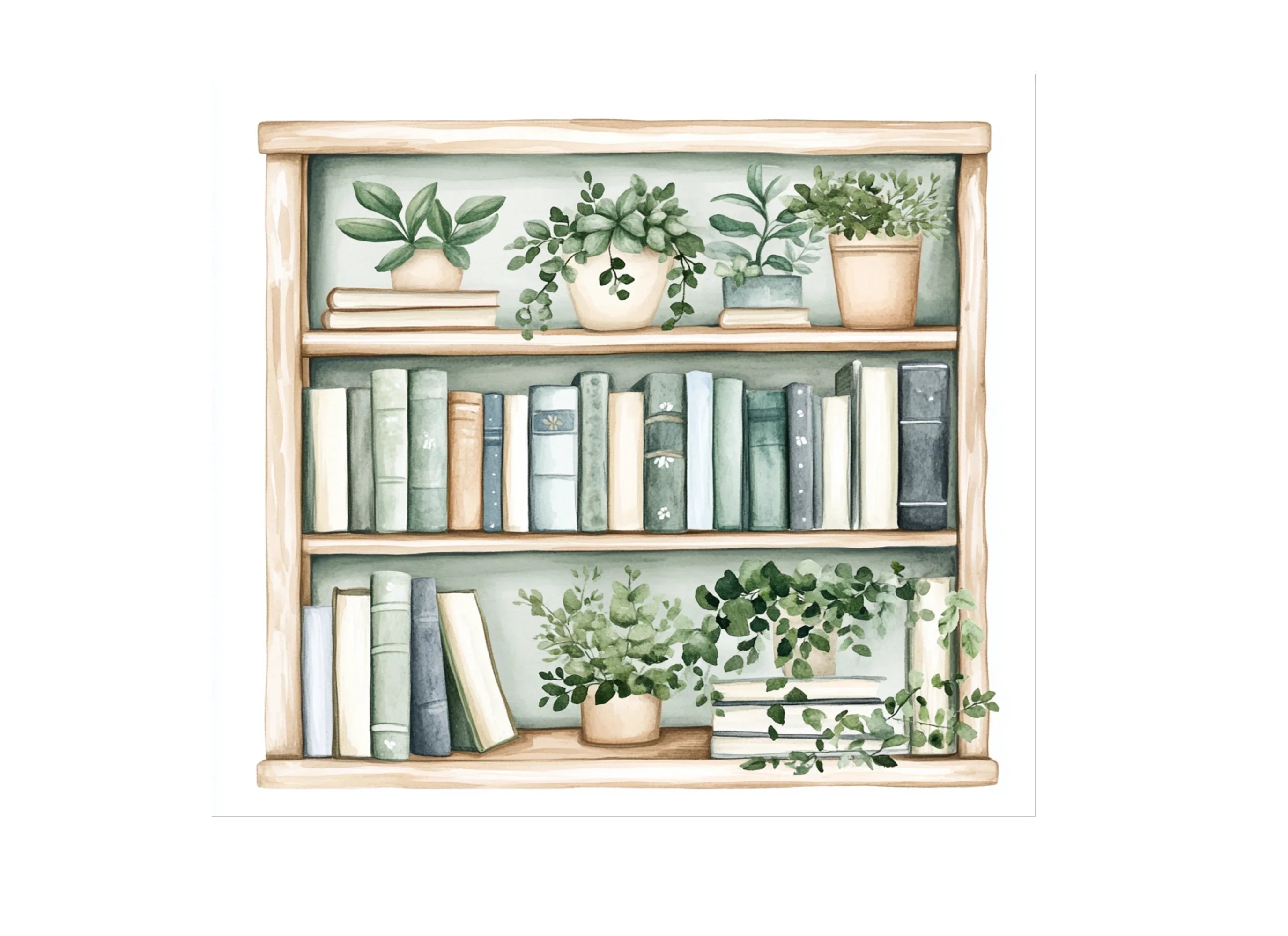 Bookshelf Clipart Bundle